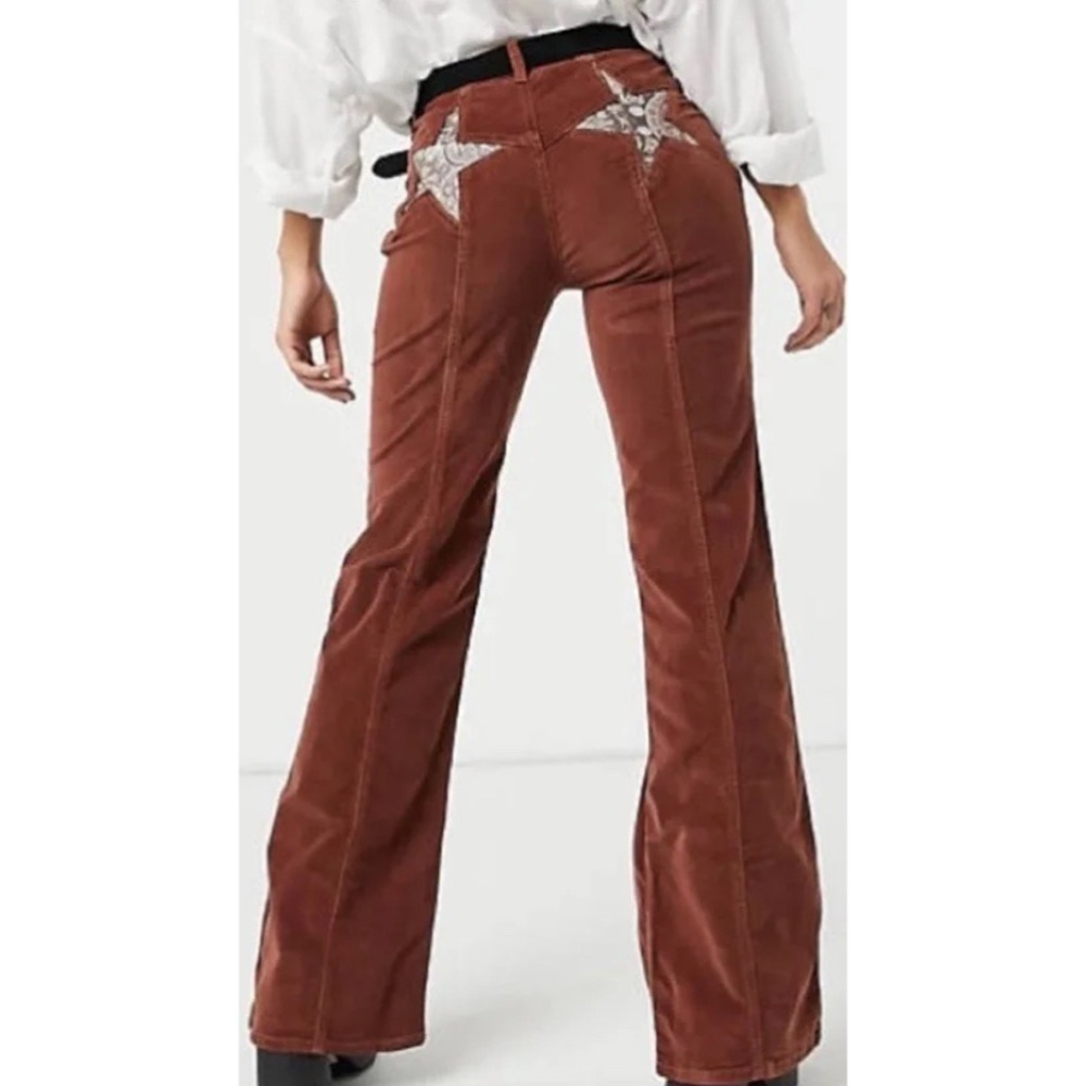🆕 Free People Firecracker star pocket flared cords